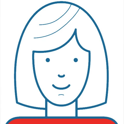 Stylized avatar of a student representing the open student assistant position at Peerox in the field of IT.